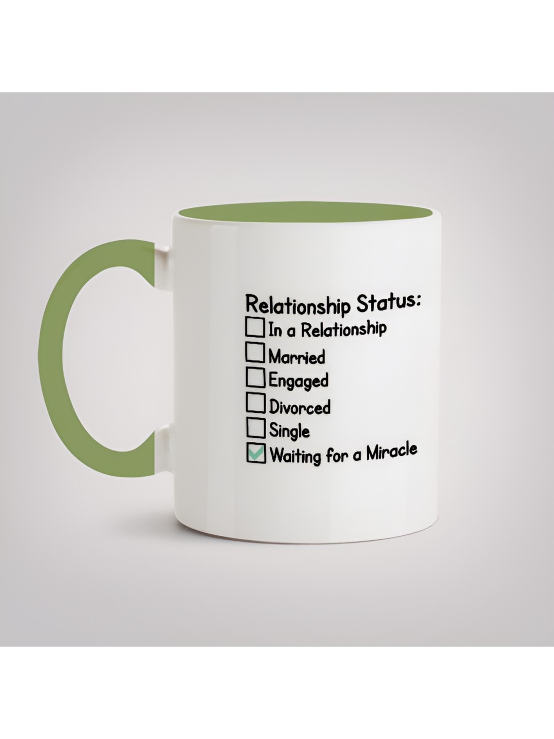

MOTIVATE BOX White & Black Printed Glossy Ceramic Mugs 330 ml