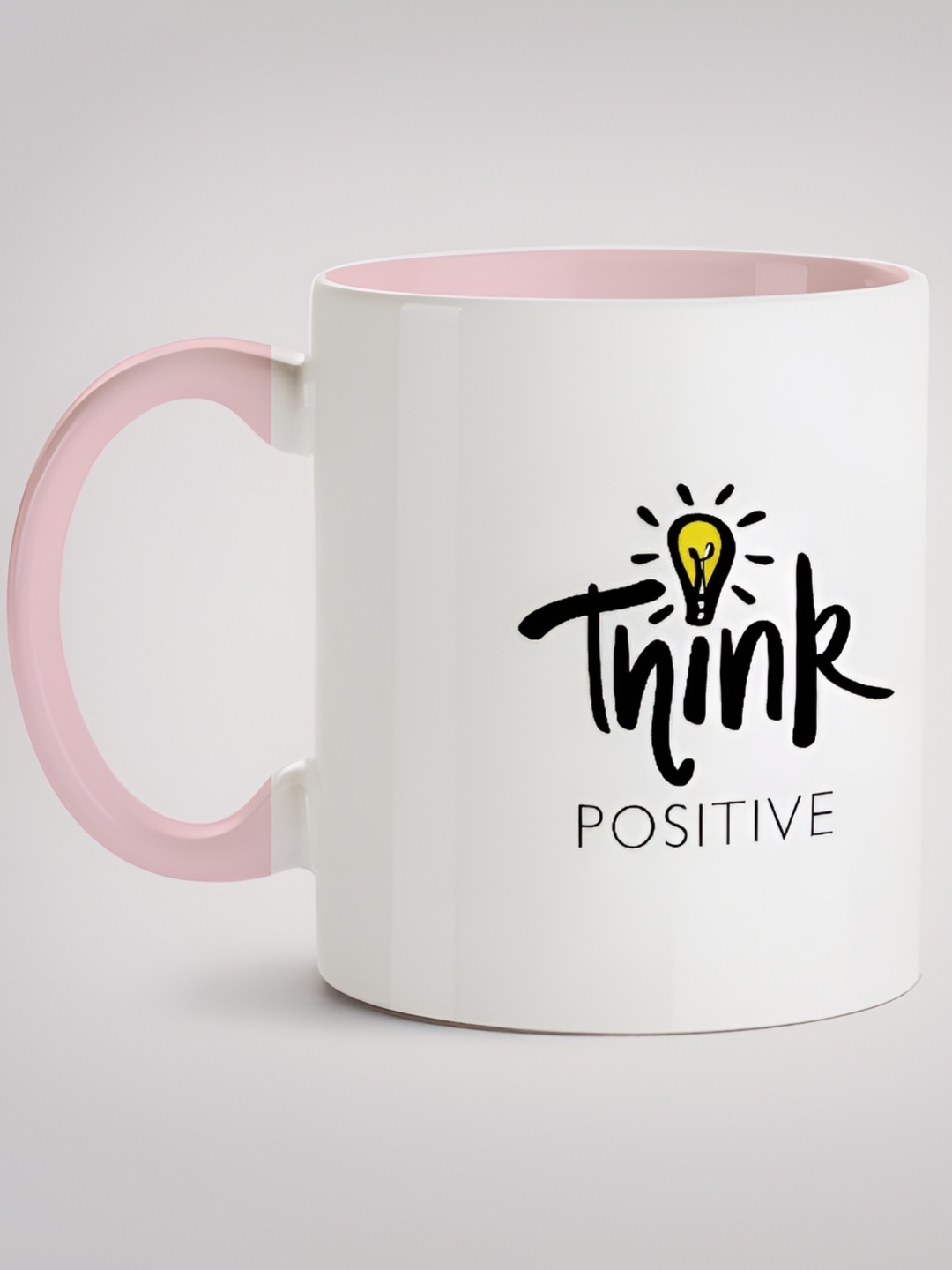 

MOTIVATE BOX White & Black Ceramic Printed Mugs 330 ml