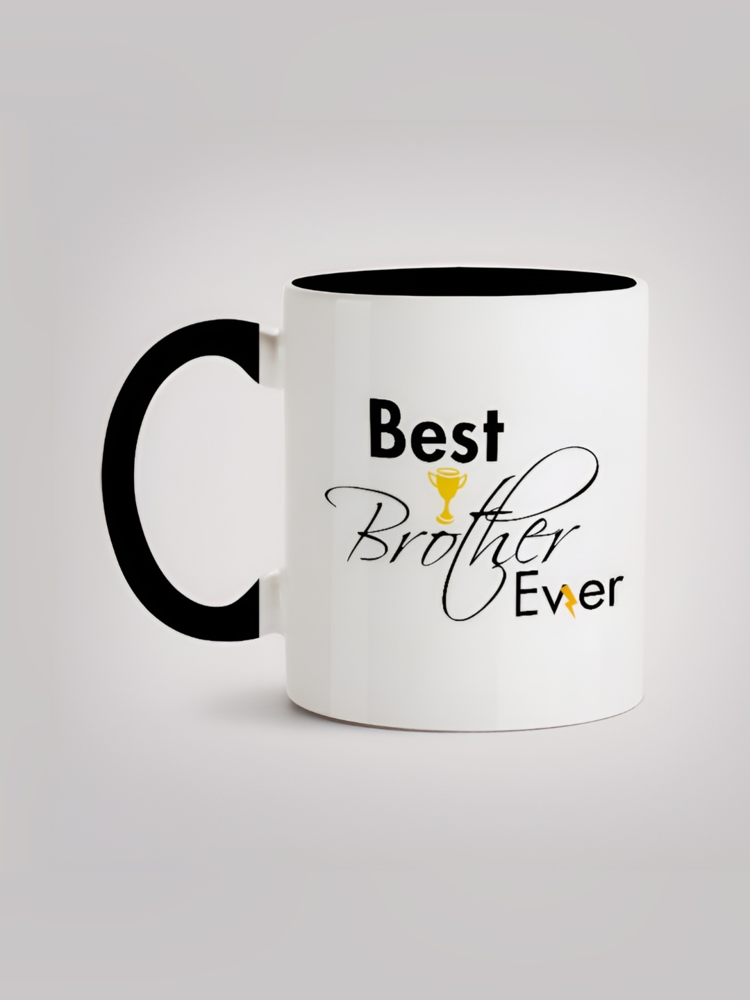 

MOTIVATE BOX Black & White Printed Ceramic Glossy Mug 330 ml