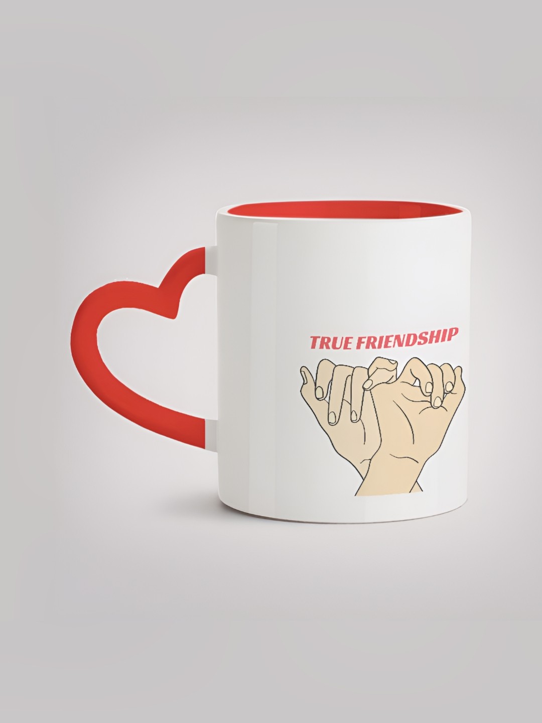 

MOTIVATE BOX White & Red Typography Printed Microwave Safe Ceramic Mug 330 ml