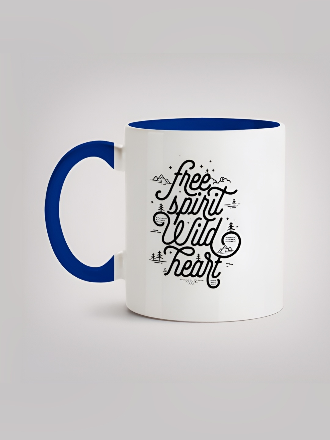 

MOTIVATE BOX White & Black Printed Ceramic Glossy Mug 330ml