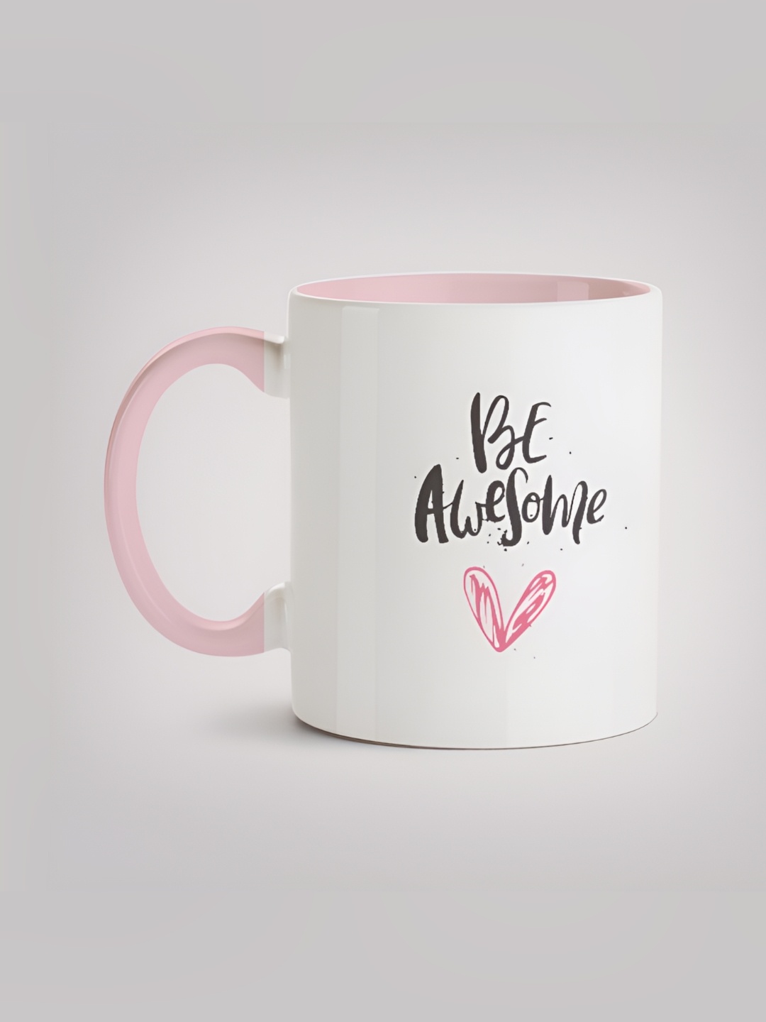 

MOTIVATE BOX White & Black Printed Ceramic Glossy Mug 330 ml
