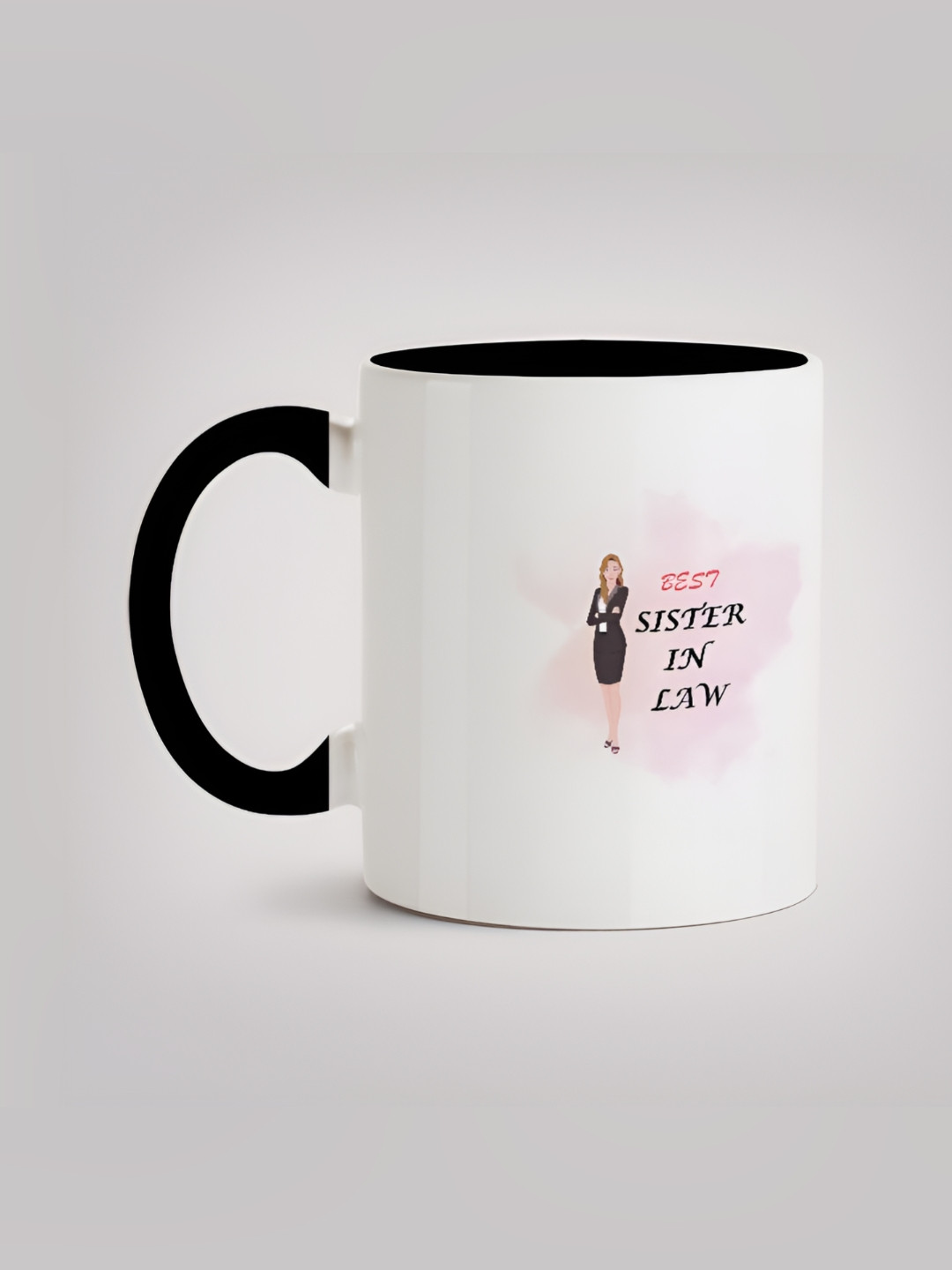 

MOTIVATE BOX White & Black Text or Slogans Printed Ceramic Glossy Mugs 330 ml