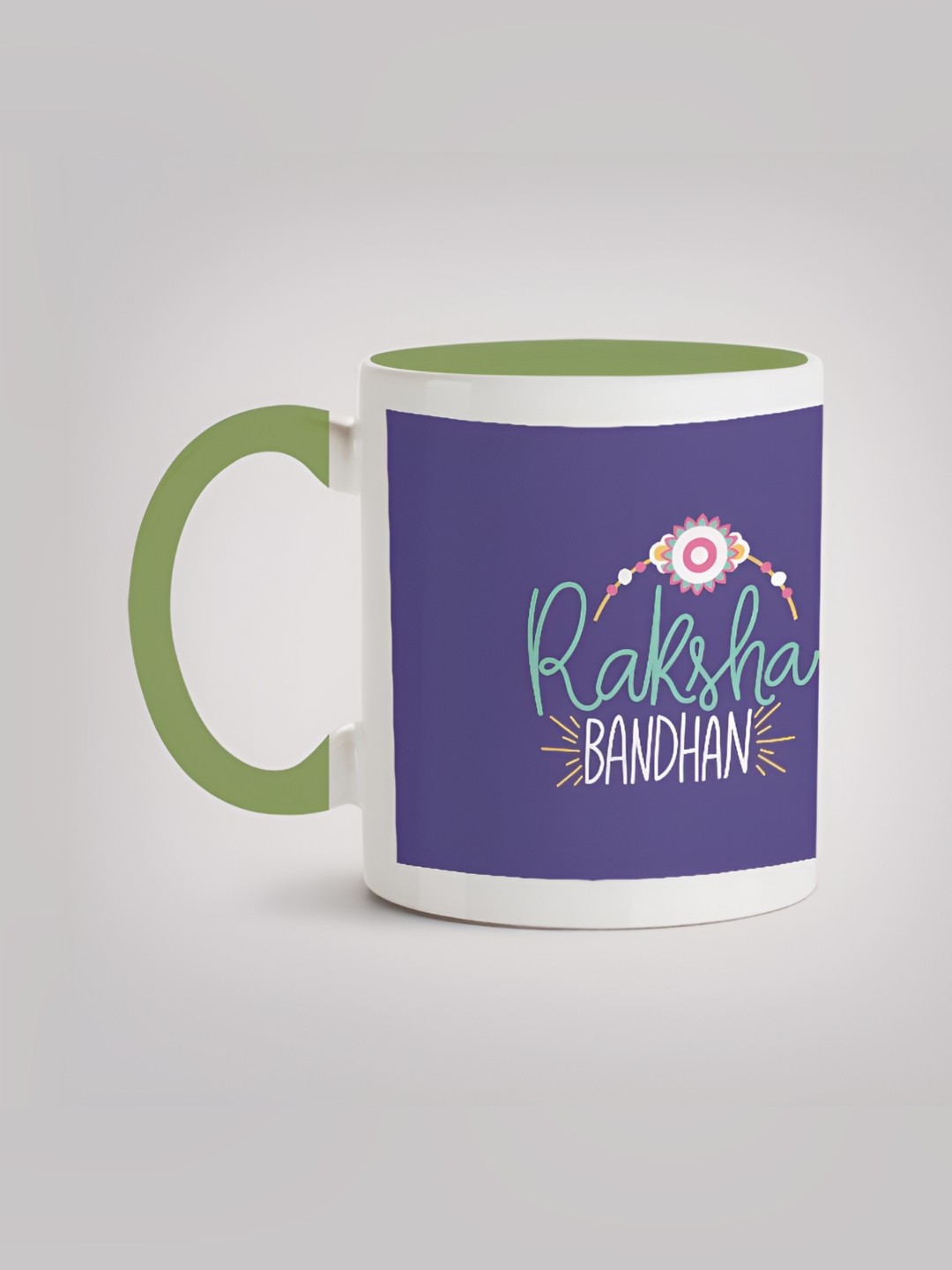 

MOTIVATE BOX White & Blue Text or Slogans Printed Ceramic Glossy Mugs 330 ml