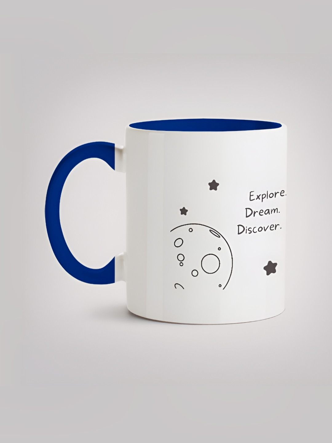 

MOTIVATE BOX White & Black Text or Slogans Printed Ceramic Glossy Mugs 330 ml