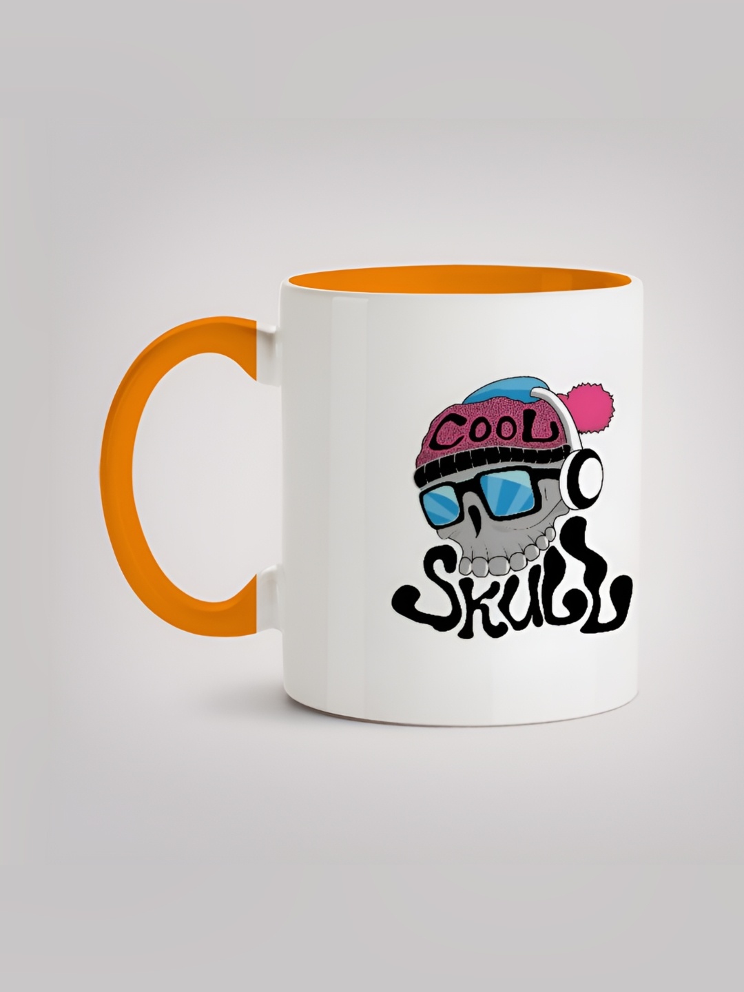 

MOTIVATE BOX White & Grey Graphic Printed Microwave Safe Ceramic Mug 330 ml