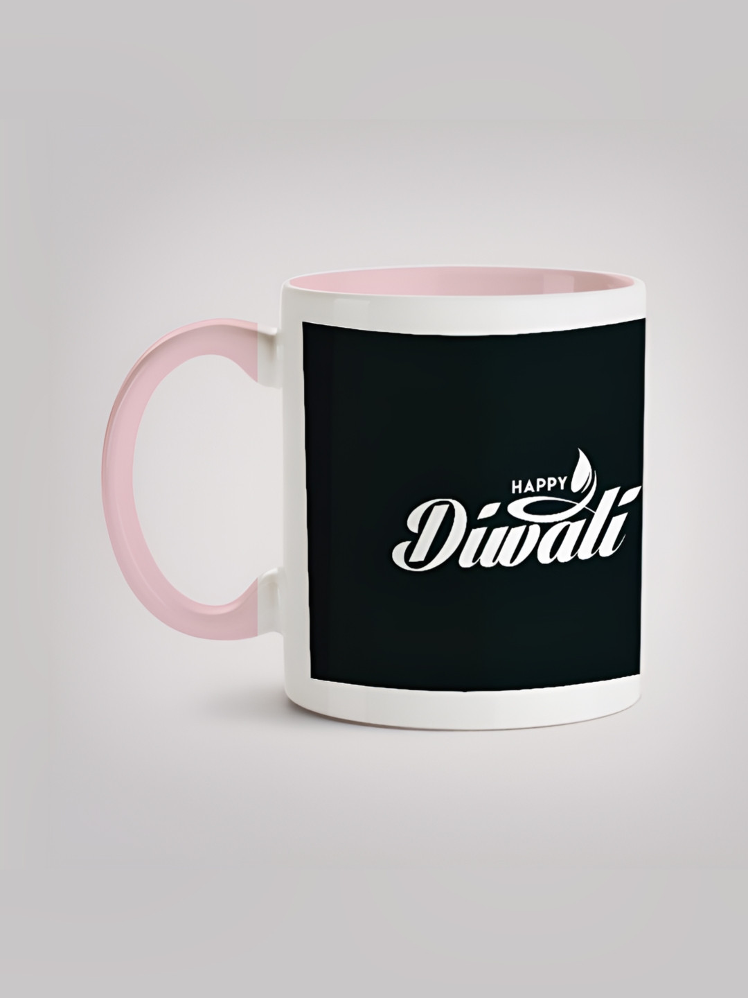 

MOTIVATE BOX White & Black Printed Glossy Ceramic Mugs 330 ml