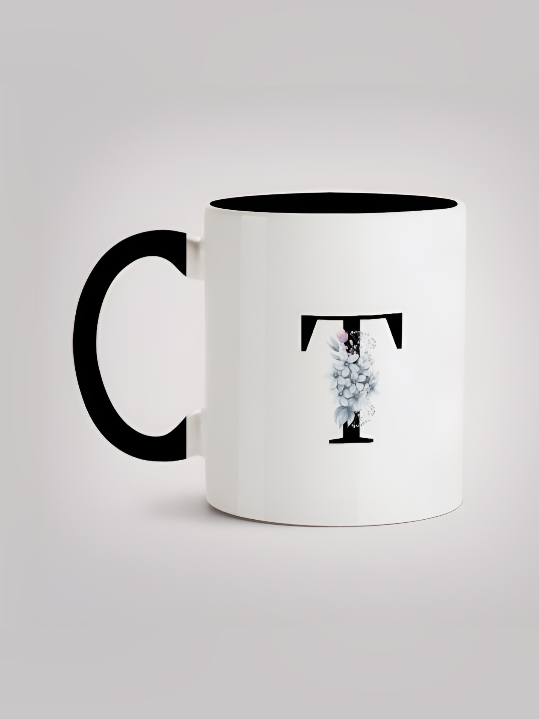 

MOTIVATE BOX White & Black Printed Glossy Ceramic Mugs 330 ml