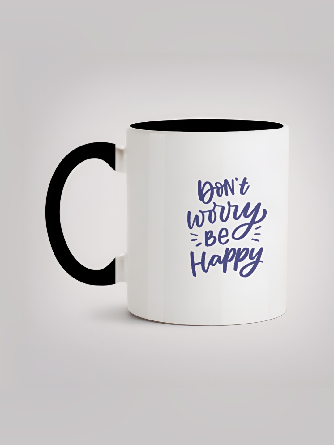 

MOTIVATE BOX Blue & White Printed Ceramic Microwave Safe Glossy Mugs 330 ml