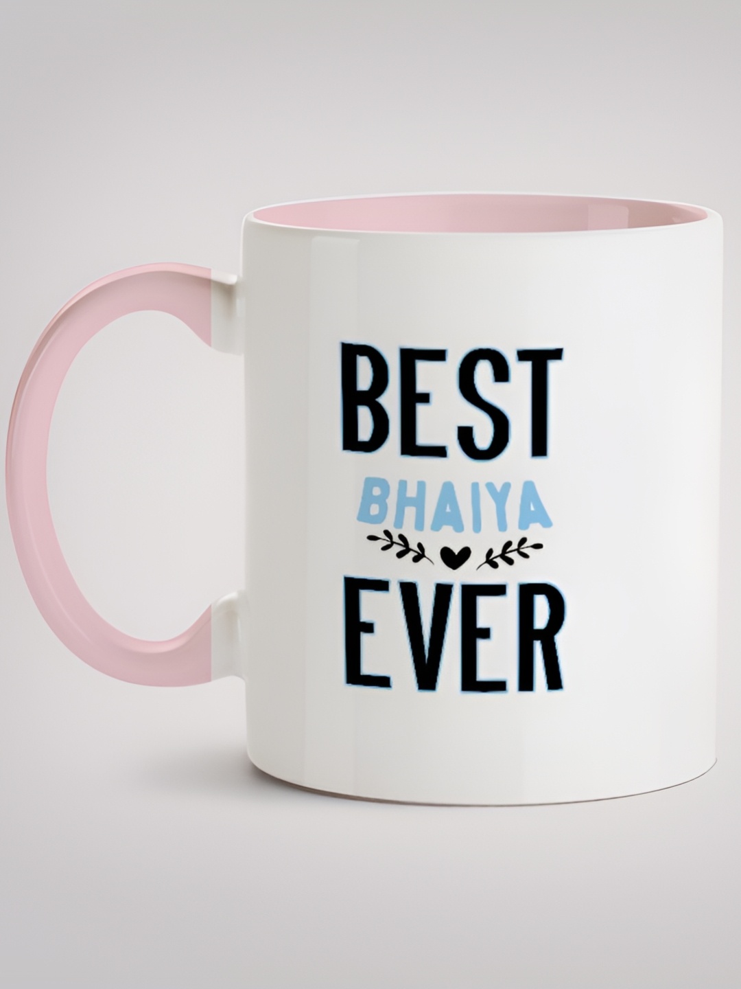 

MOTIVATE BOX White & Blue Printed Glossy Ceramic Mugs 330 ml