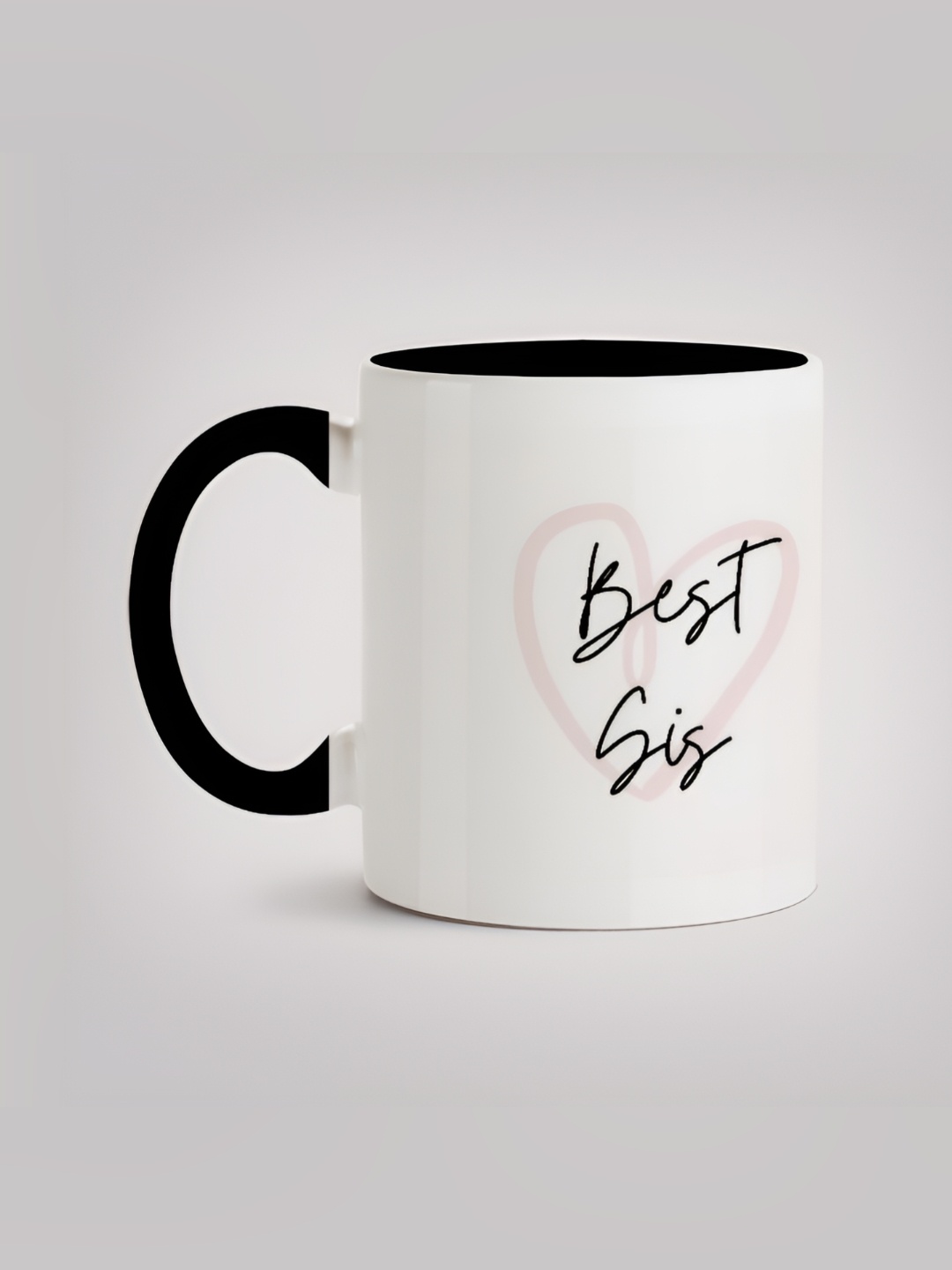 

MOTIVATE BOX White & Black Printed Ceramic Glossy Mug 330 ml