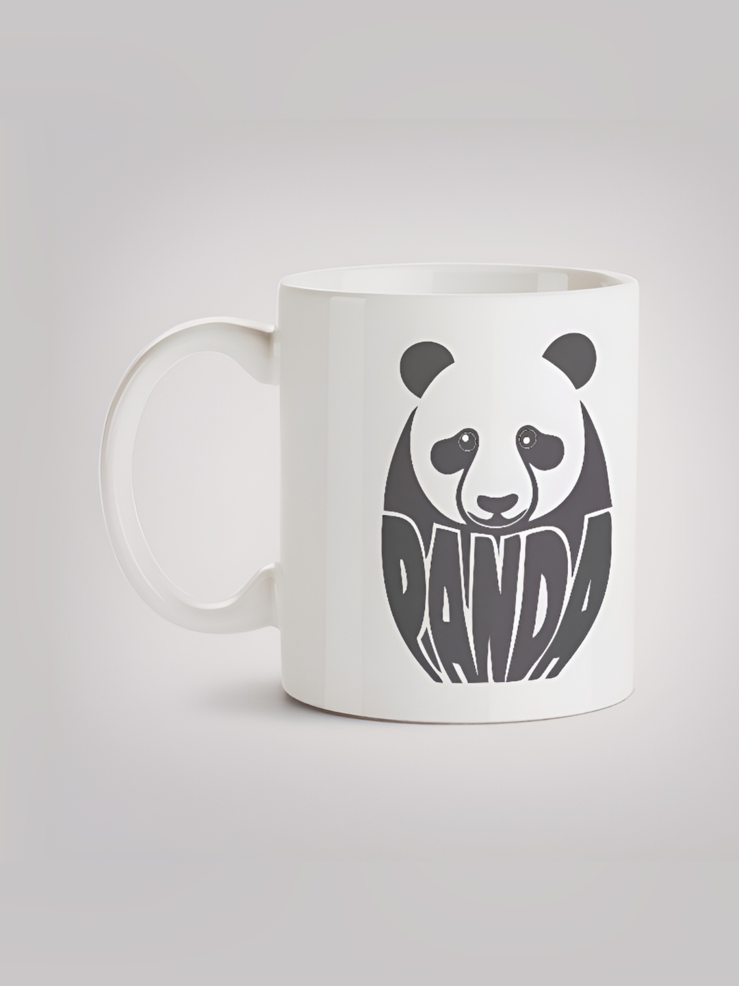 

MOTIVATE BOX White & Grey Printed Ceramic Glossy Mug 330ml
