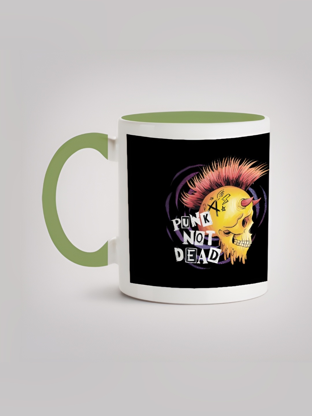 

MOTIVATE BOX White & Black Printed Ceramic Glossy Mug 330ml