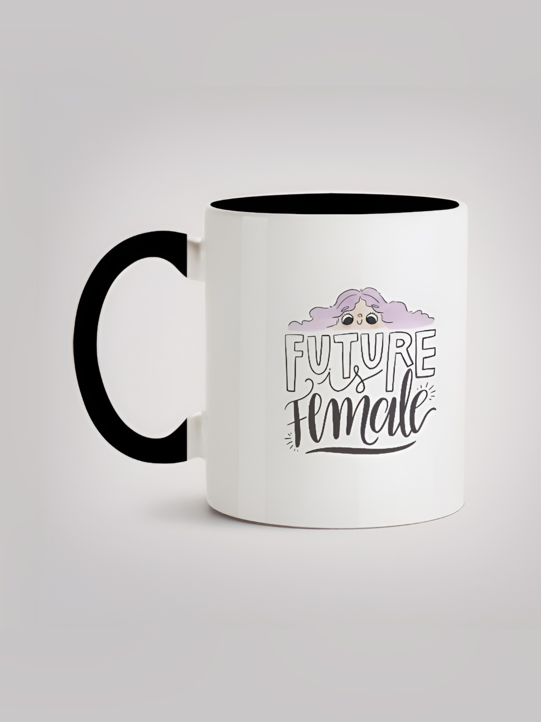

MOTIVATE BOX White & Black Text or Slogans Printed Ceramic Glossy Mugs 330 ml