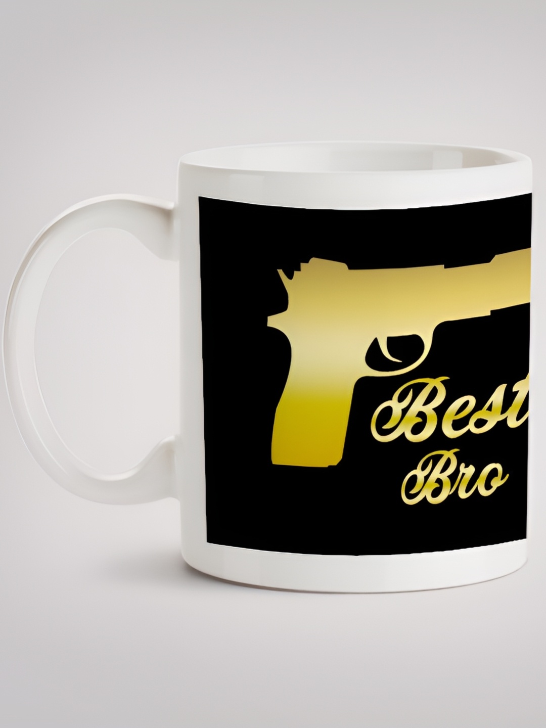 

MOTIVATE BOX Black & White Typography Printed Ceramic Glossy Mug 330 ml