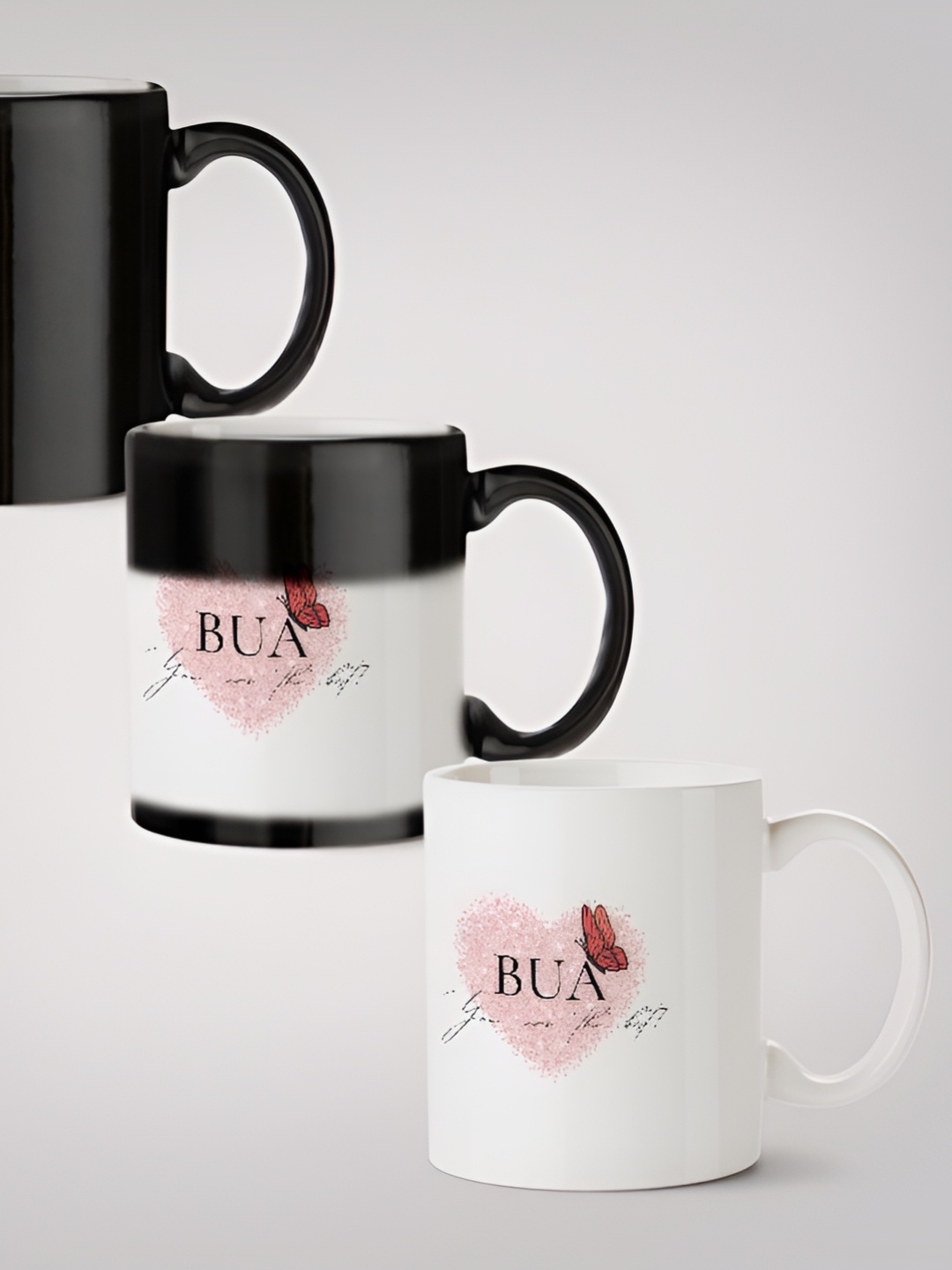 

MOTIVATE BOX White & Black Typography Printed Ceramic Glossy Mug 330 ml