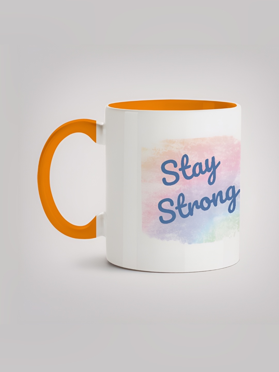 

MOTIVATE BOX Purple & Blue Printed Ceramic Microwave Safe Glossy Mugs 330 ml