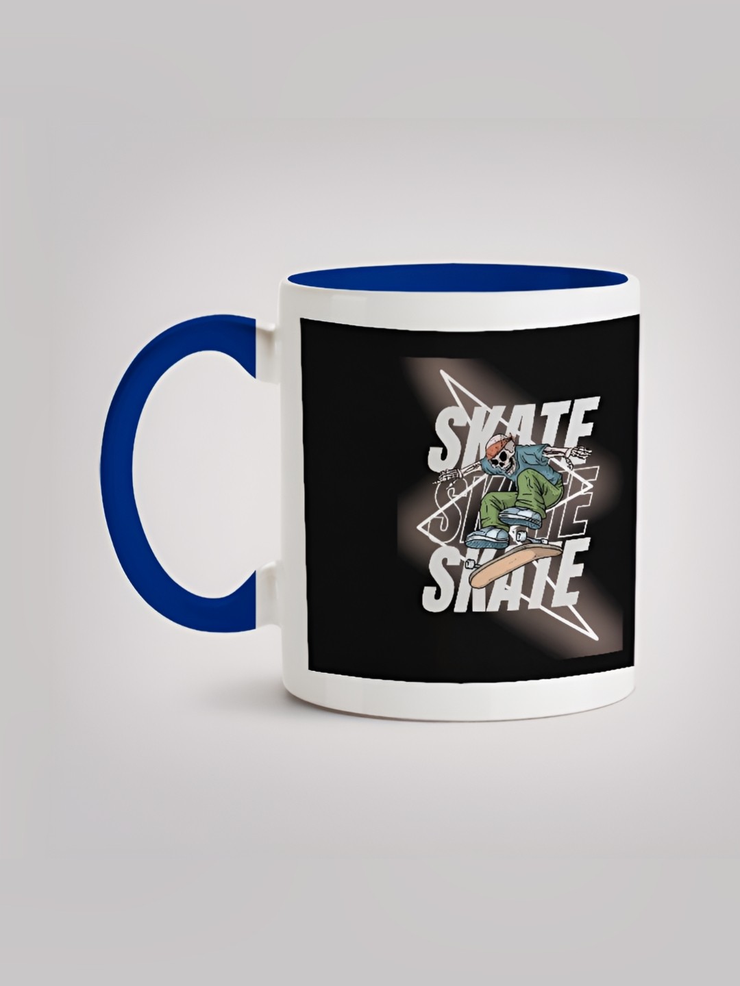 

MOTIVATE BOX Black & White Text or Slogans Printed Ceramic Glossy Mugs 330 ml