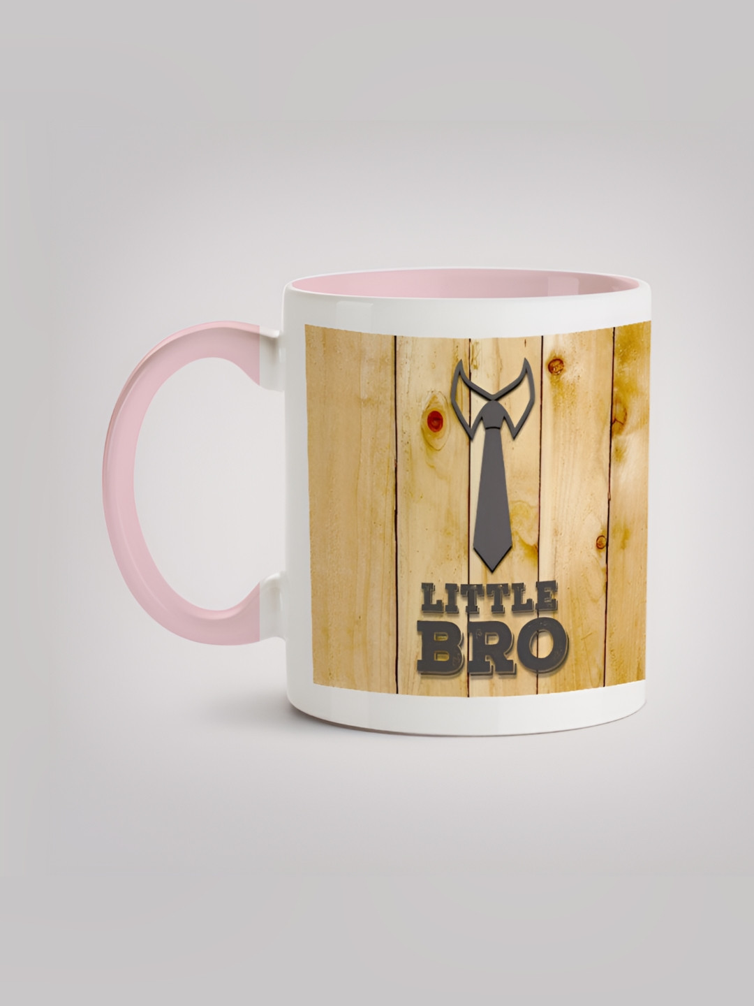 

MOTIVATE BOX White & Beige Ceramic Printed Mugs 330 ml