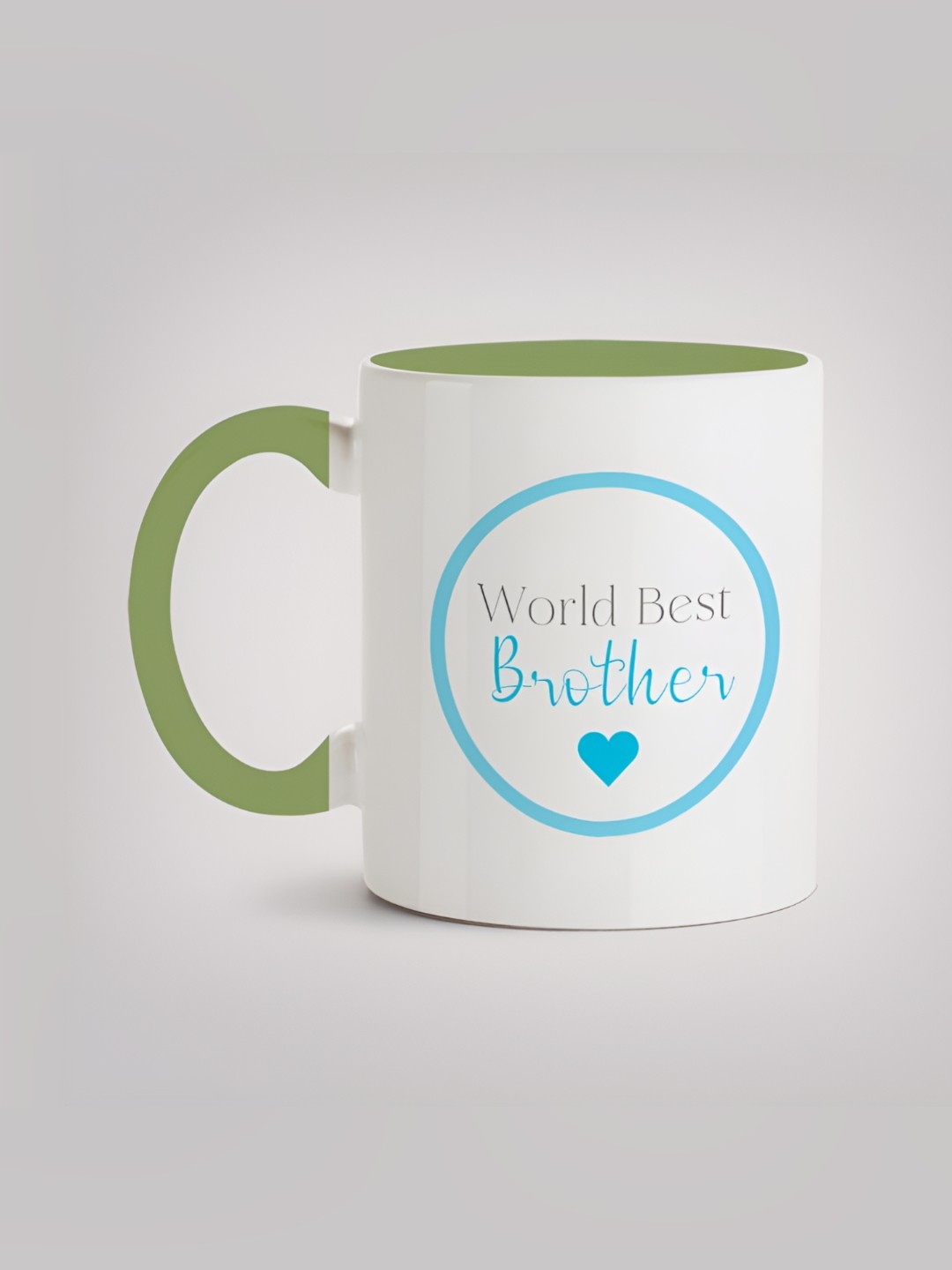 

MOTIVATE BOX White & Blue Printed Glossy Ceramic Mugs 330 ml