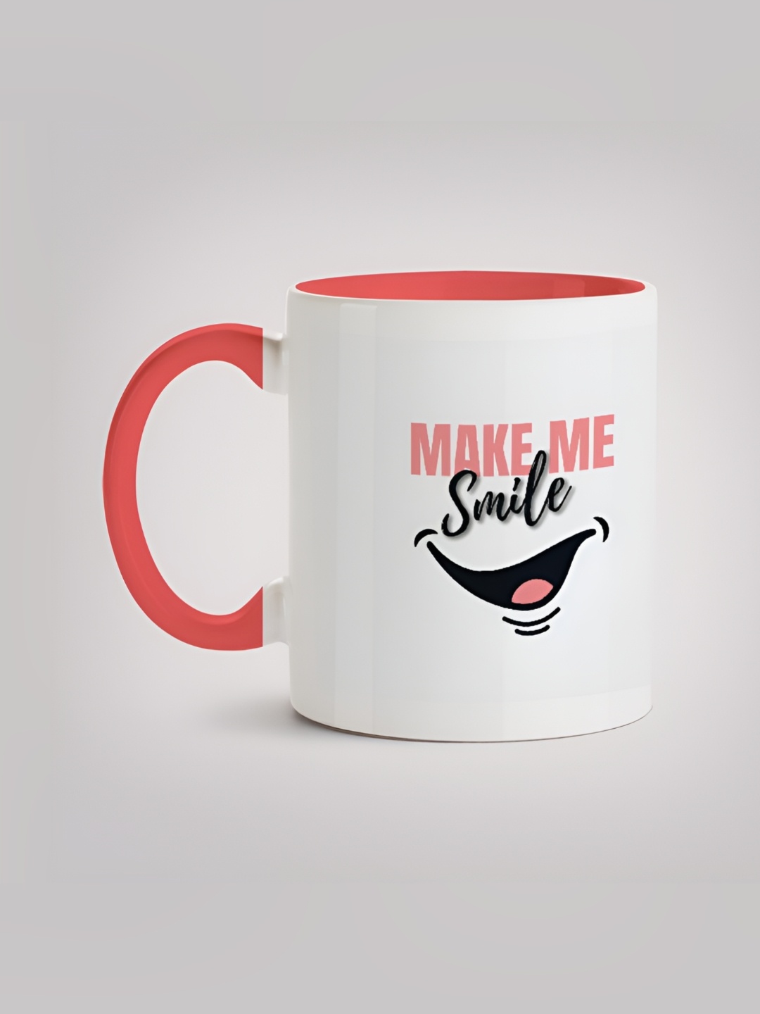 

MOTIVATE BOX White & Blue Printed Glossy Ceramic Mugs 330 ml