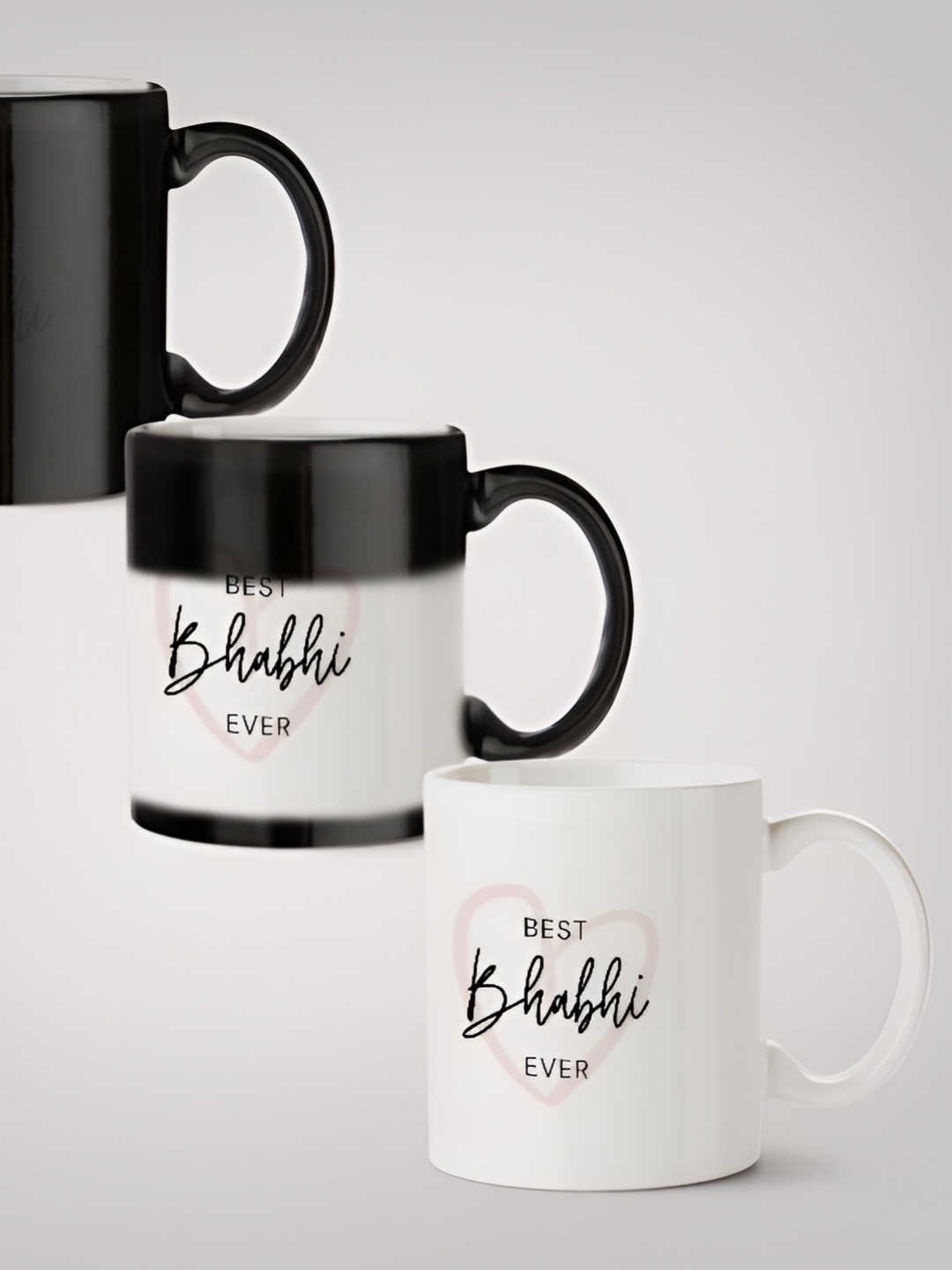 

MOTIVATE BOX White & Black Typography Printed Ceramic Glossy Mug 330 ml