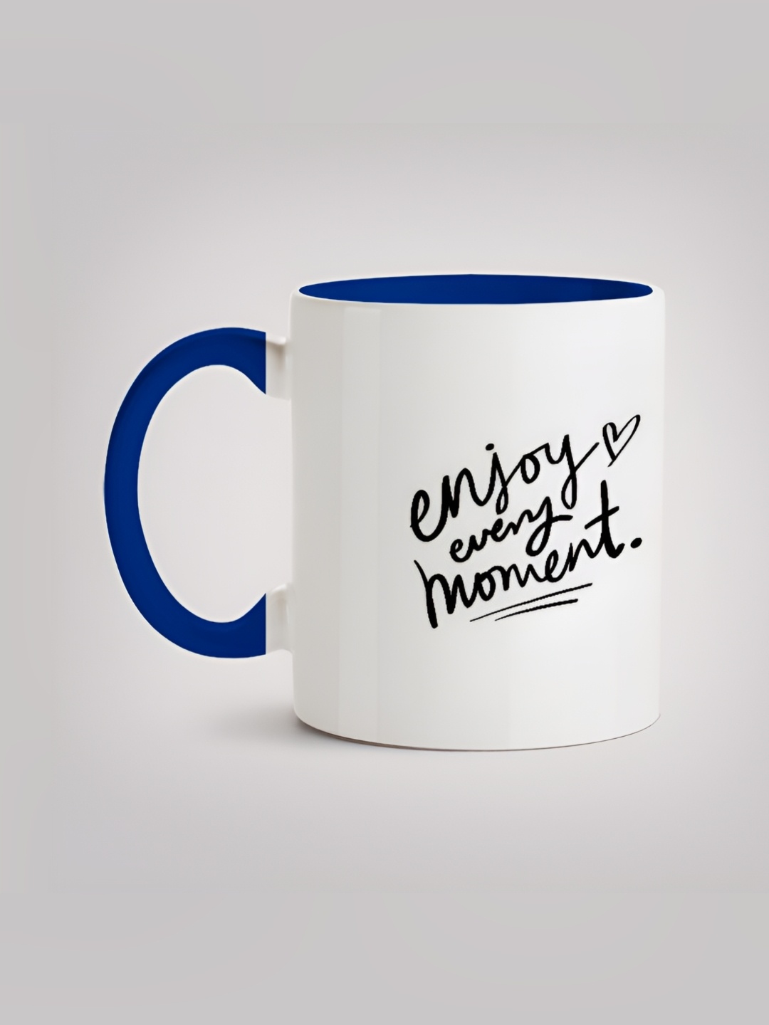 

MOTIVATE BOX Black & Blue Text or Slogans Printed Ceramic Glossy Mugs 330 ml