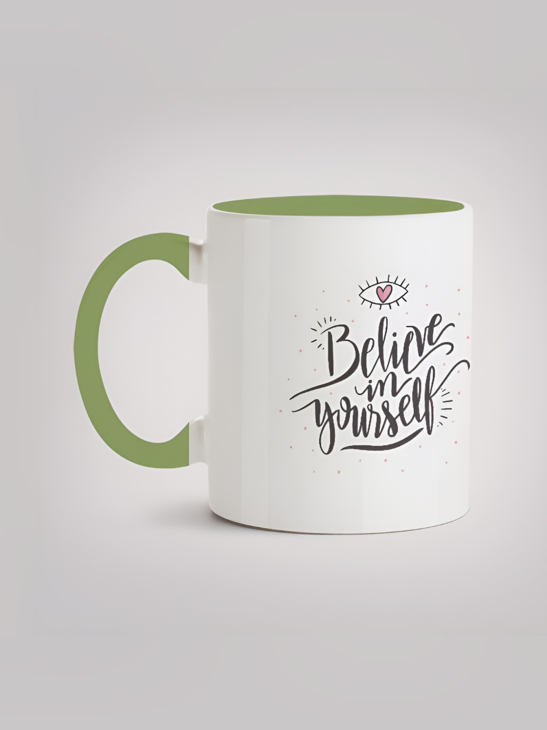 

MOTIVATE BOX Black & White Typography Printed Microwave Safe Ceramic Mug 330 ml