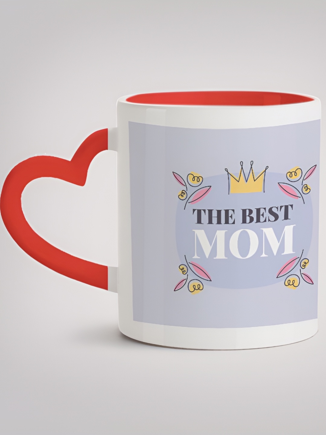 

MOTIVATE BOX Blue & Red Printed Ceramic Glossy Mug 330 ml