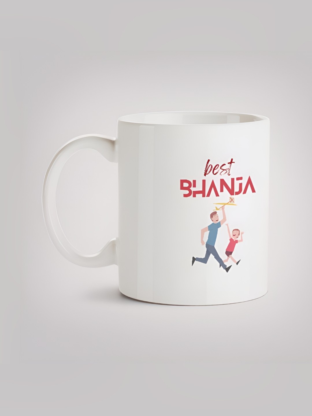 

MOTIVATE BOX White & Red Printed Ceramic Glossy Mug 330 ml