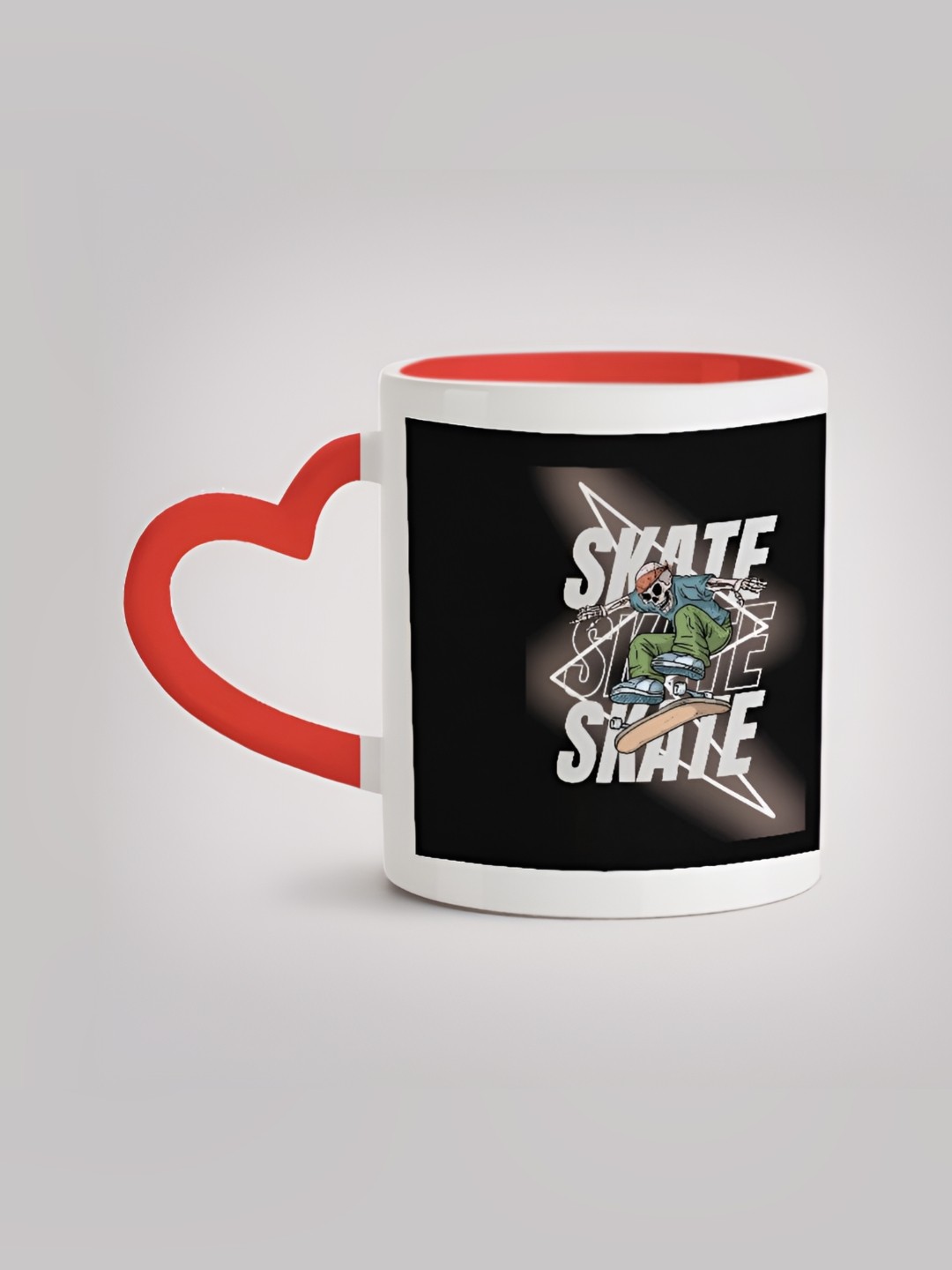 

MOTIVATE BOX White & Black Printed Ceramic Glossy Mug 330ml