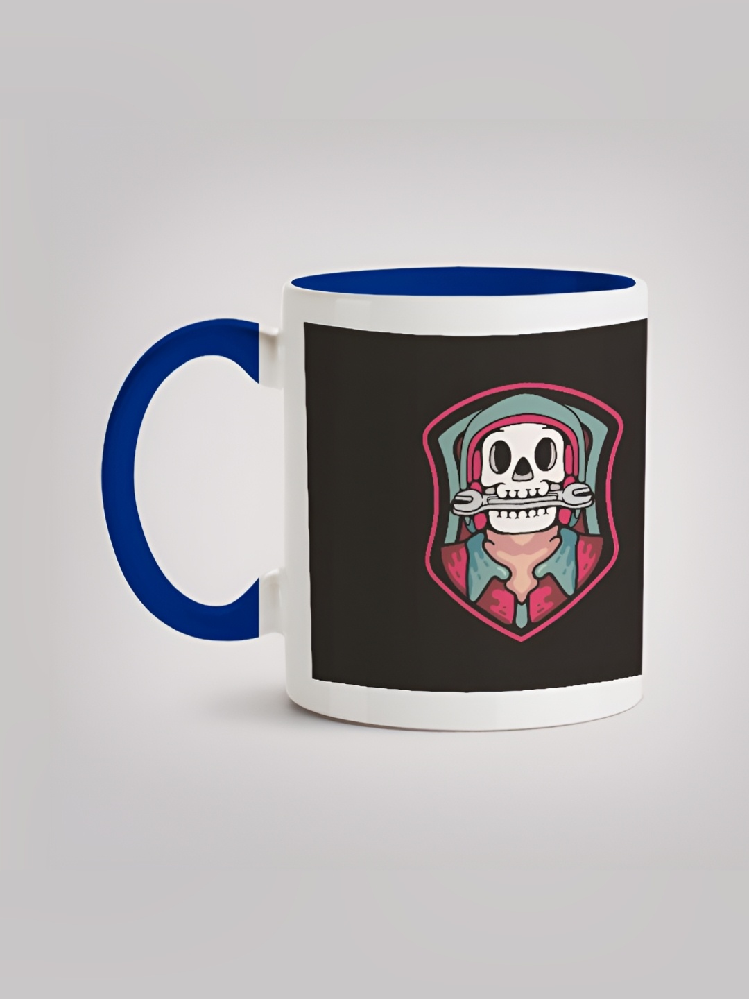 

MOTIVATE BOX White & Brown Printed Glossy Ceramic Mug 330ml