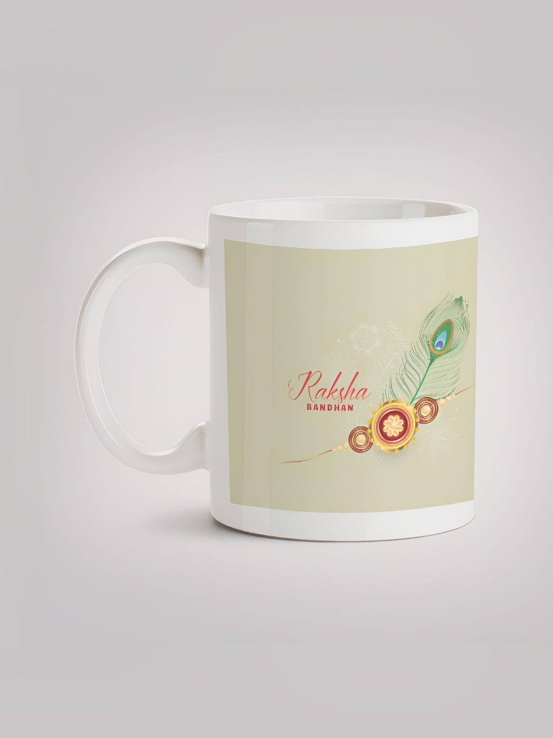 

MOTIVATE BOX White & Red Printed Glossy Ceramic Mugs 330 ml