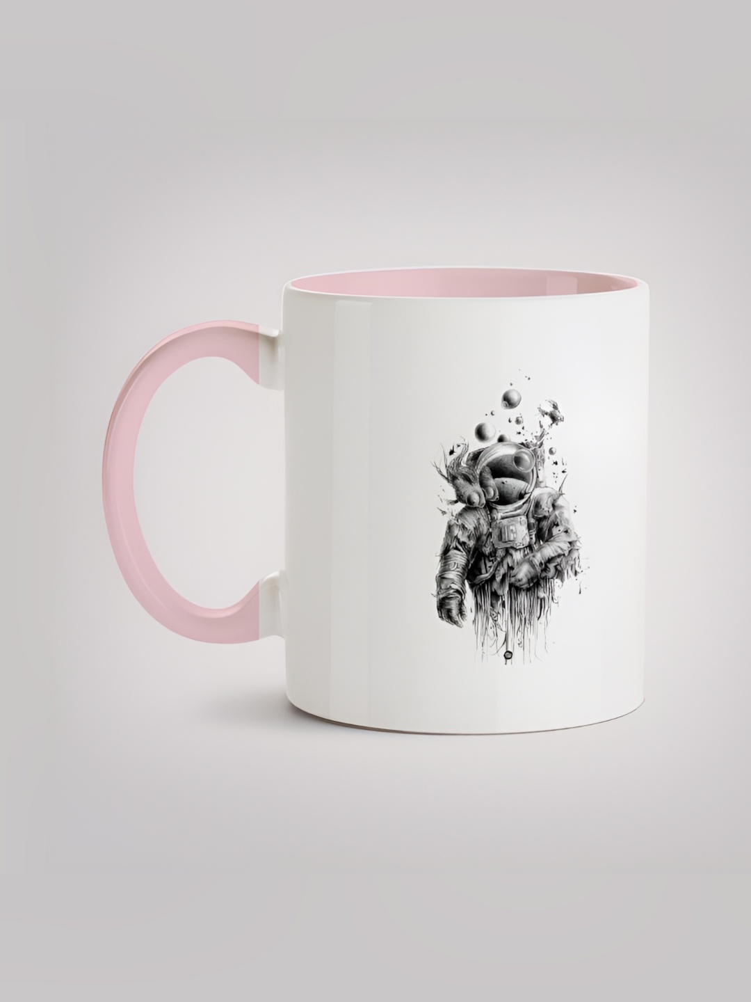 

MOTIVATE BOX Black & White Printed Ceramic Glossy Mug 330 ml