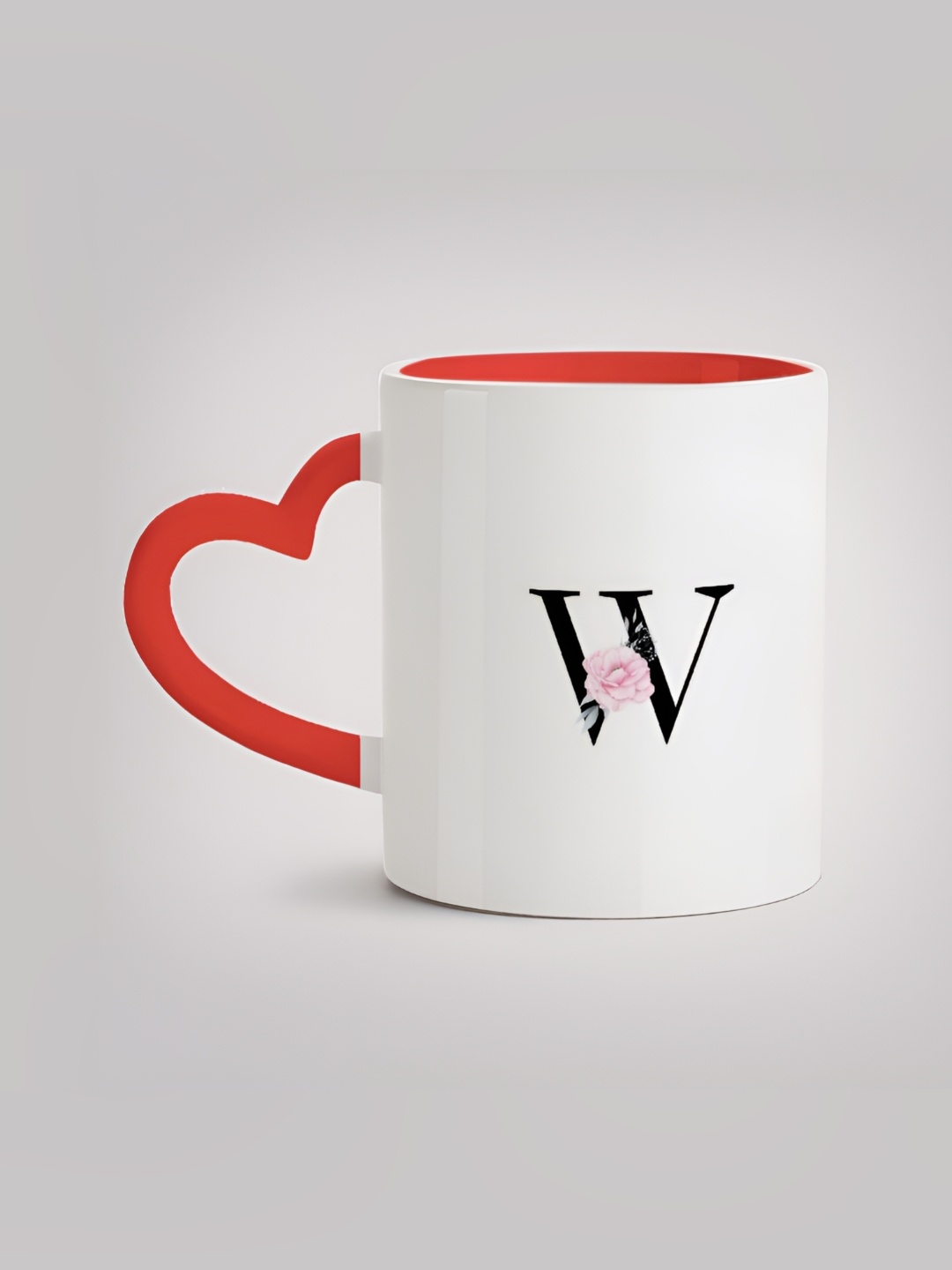 

MOTIVATE BOX White & Red Printed Ceramic Mugs 330 ml