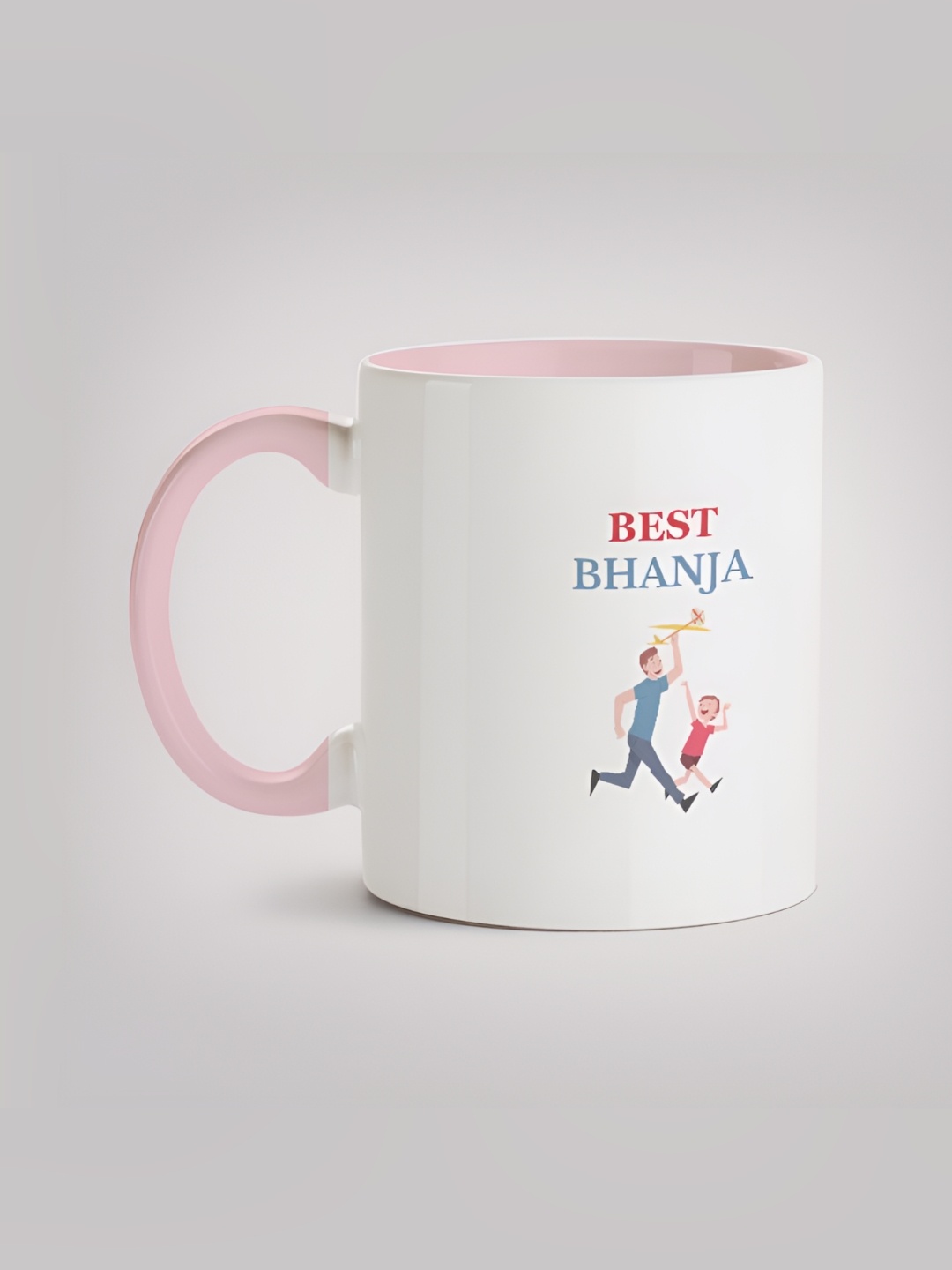 

MOTIVATE BOX White & Pink Printed Ceramic Mugs 330 ml
