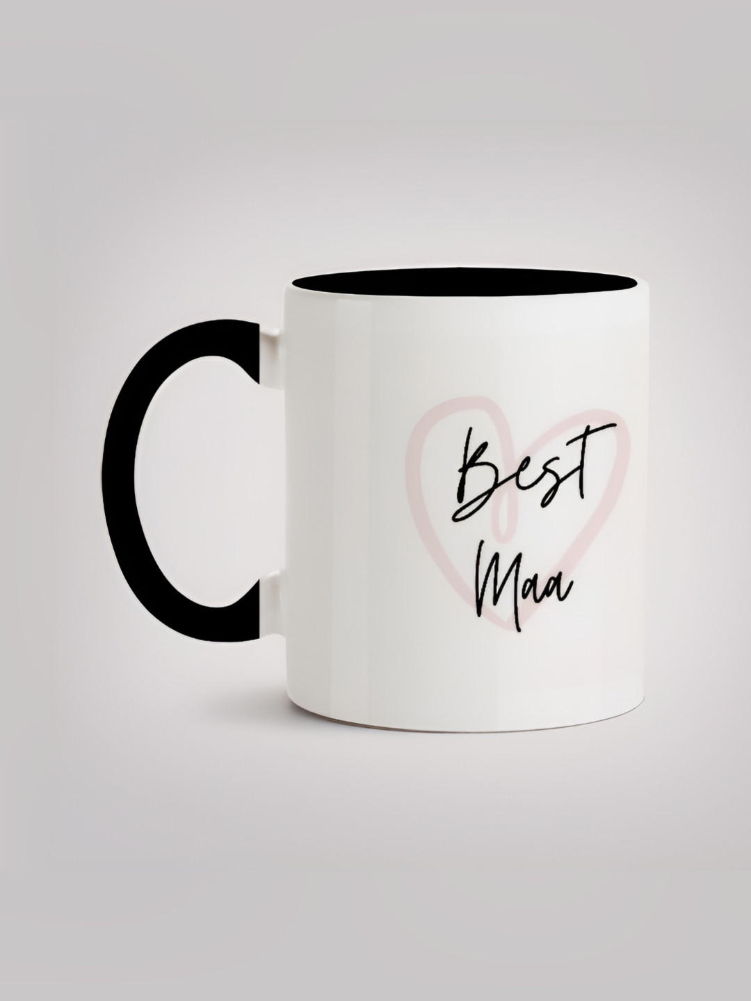 

MOTIVATE BOX White & Black Printed Glossy Ceramic Mug 330ml