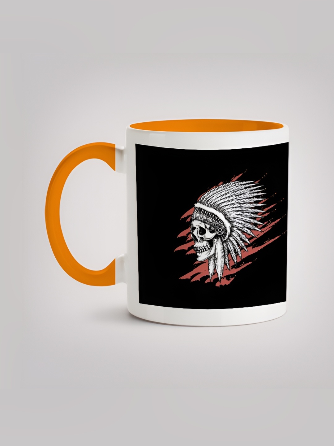 

MOTIVATE BOX White & Black Printed Ceramic Glossy Mug 330ml