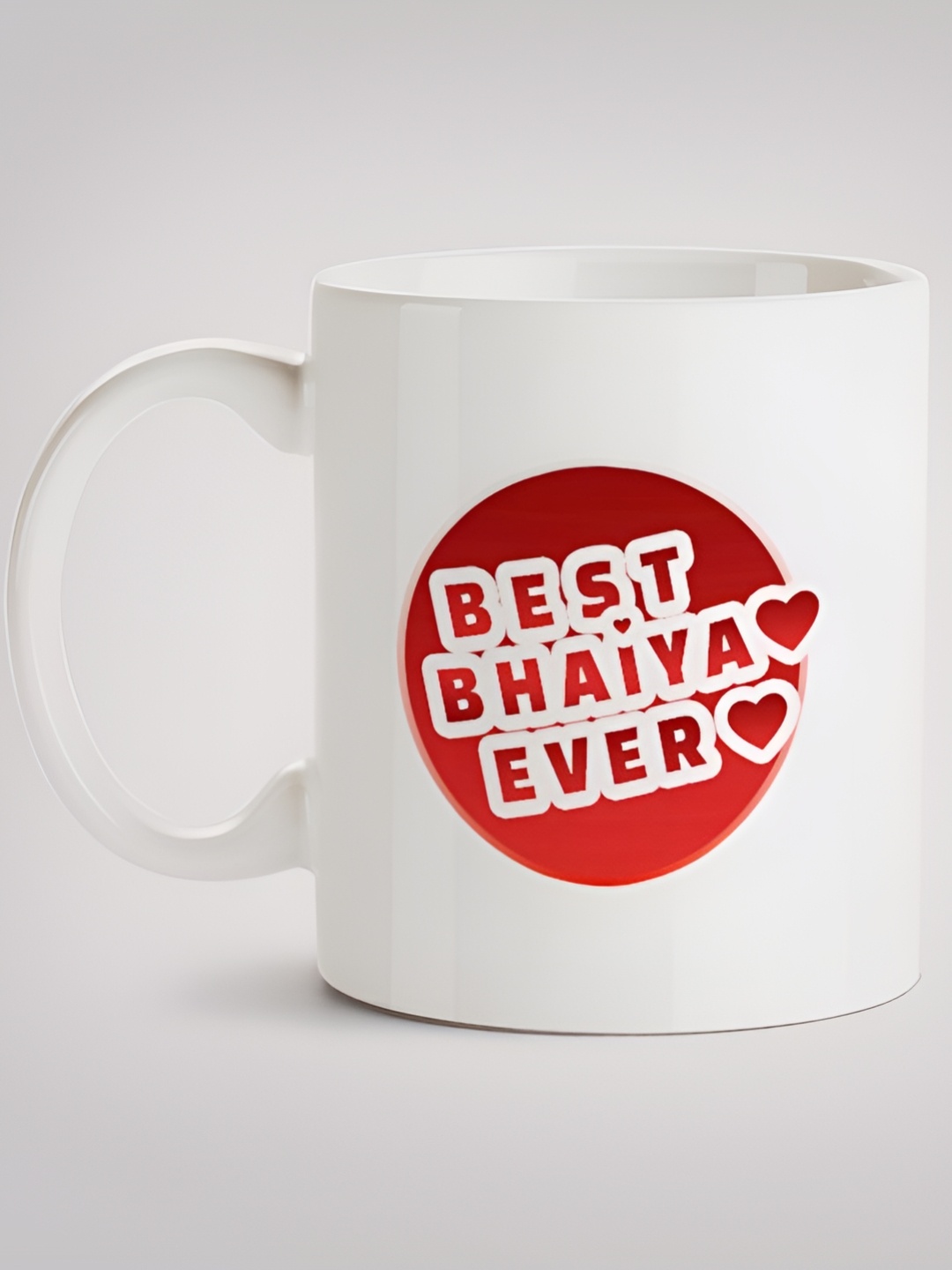 

MOTIVATE BOX White & Red Text or Slogans Printed Ceramic Glossy Mugs 330 ml