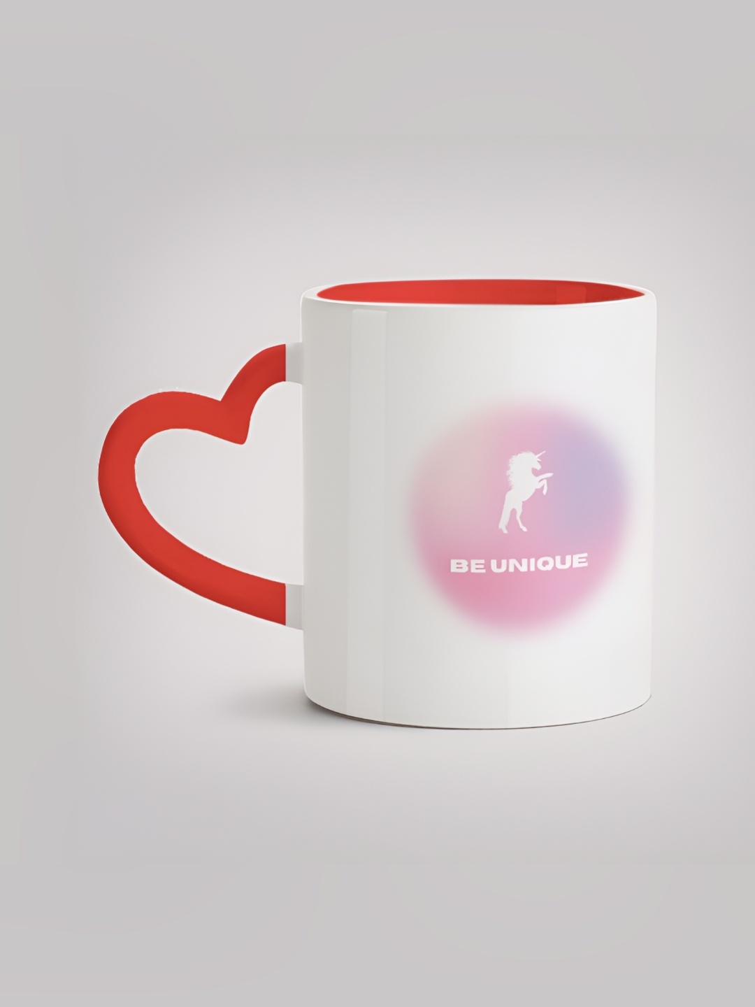 

MOTIVATE BOX Pink & White Printed Ceramic Mugs 330 ml