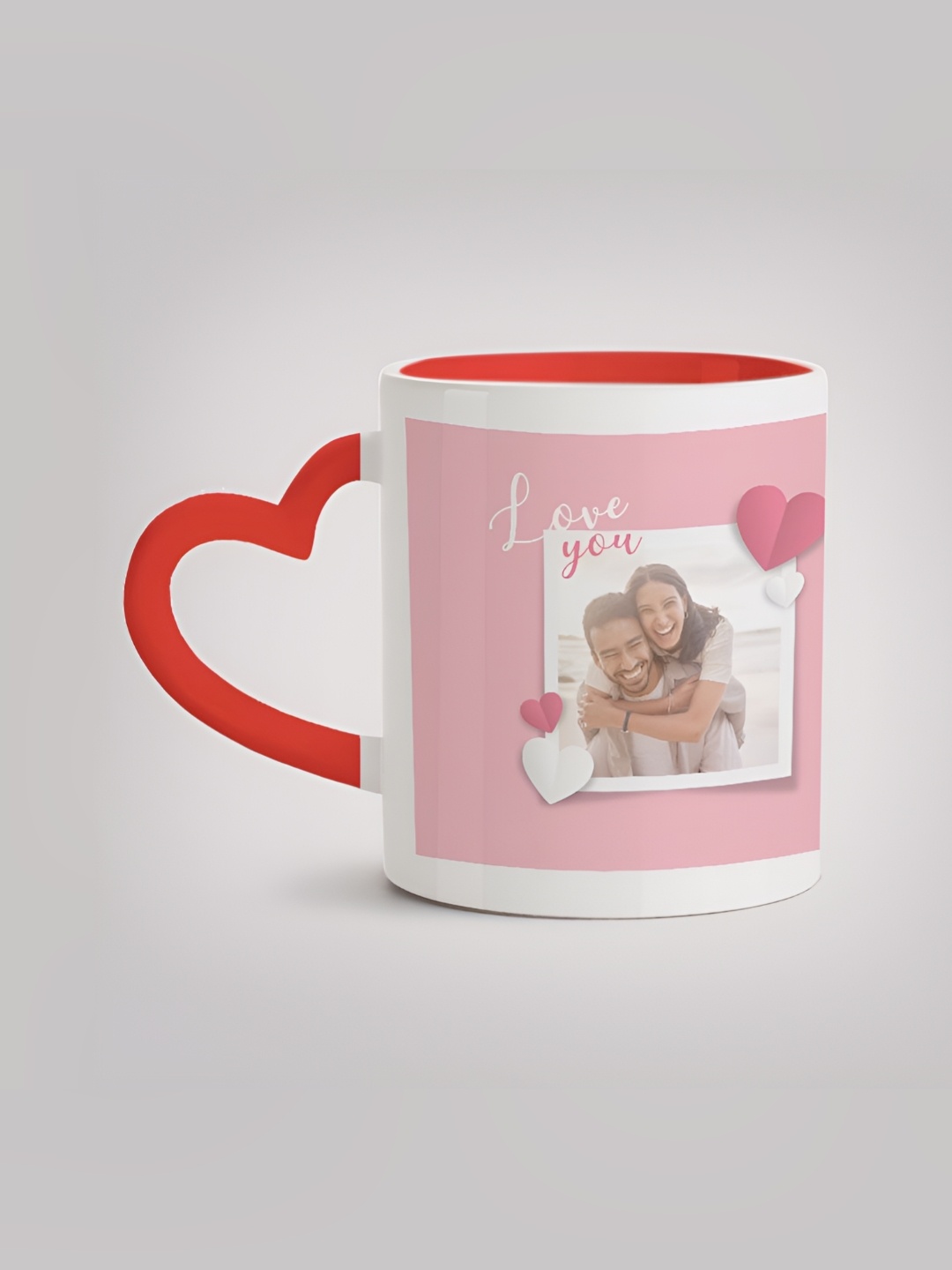 

MOTIVATE BOX Pink & White Text or Slogans Printed Ceramic Glossy Mugs 330 ml