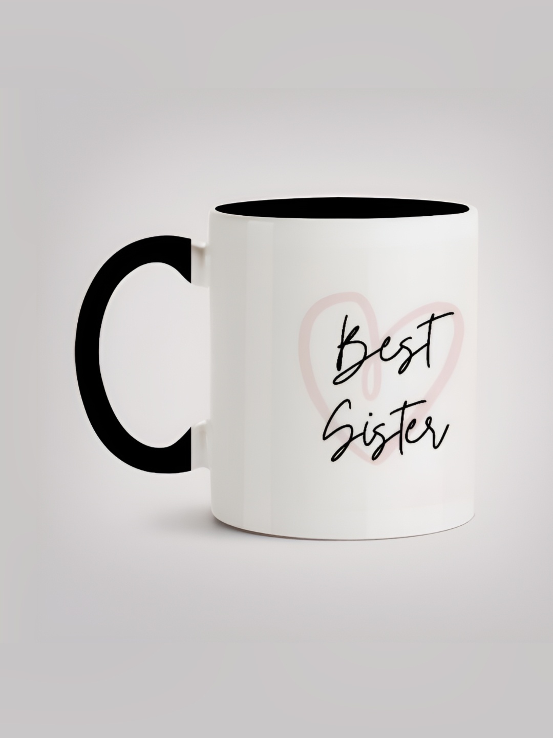 

MOTIVATE BOX White & Black Printed Ceramic Glossy Mugs 330 ml