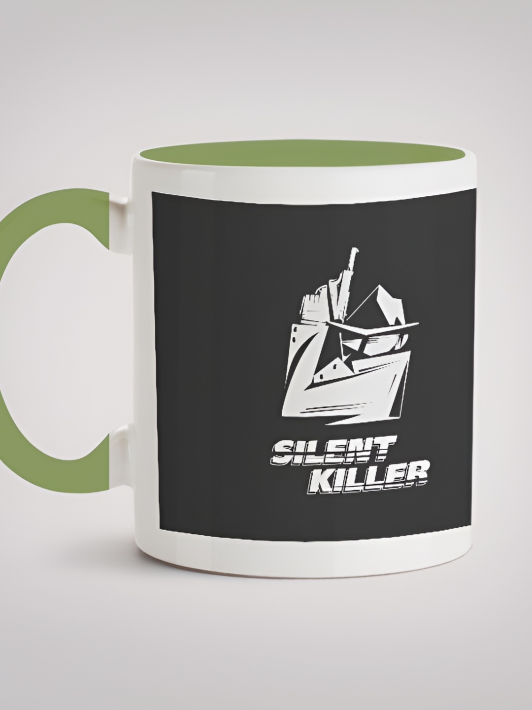 

MOTIVATE BOX White & Black Printed Ceramic Glossy Mug 330ml