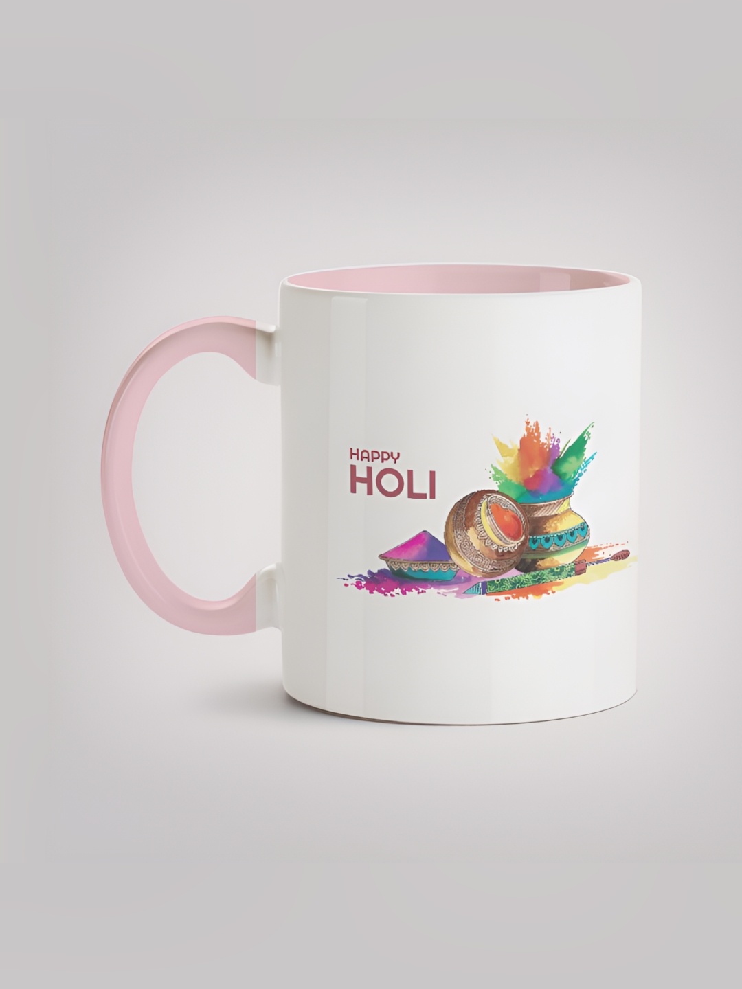 

MOTIVATE BOX White & Green Printed Ceramic Glossy Mug 330ml