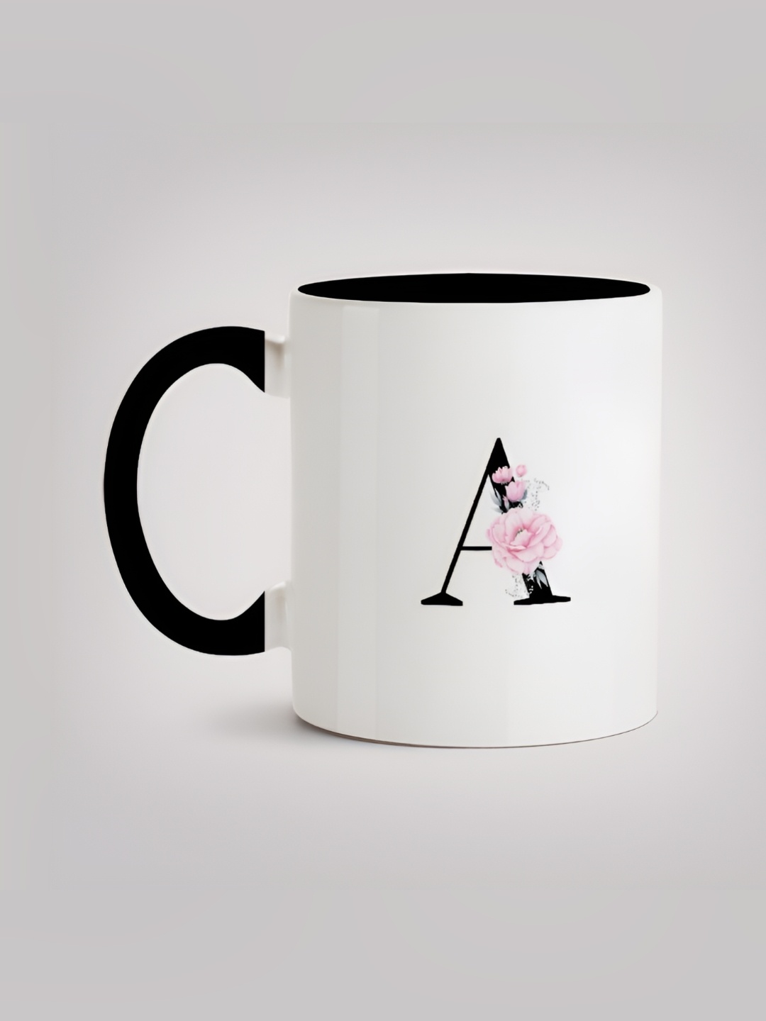 

MOTIVATE BOX White & Black Printed Ceramic Glossy Mug 330 ml