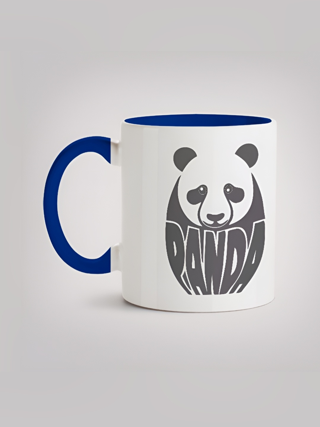 

MOTIVATE BOX Red & Blue Printed Glossy Ceramic Mugs 330 ml, White