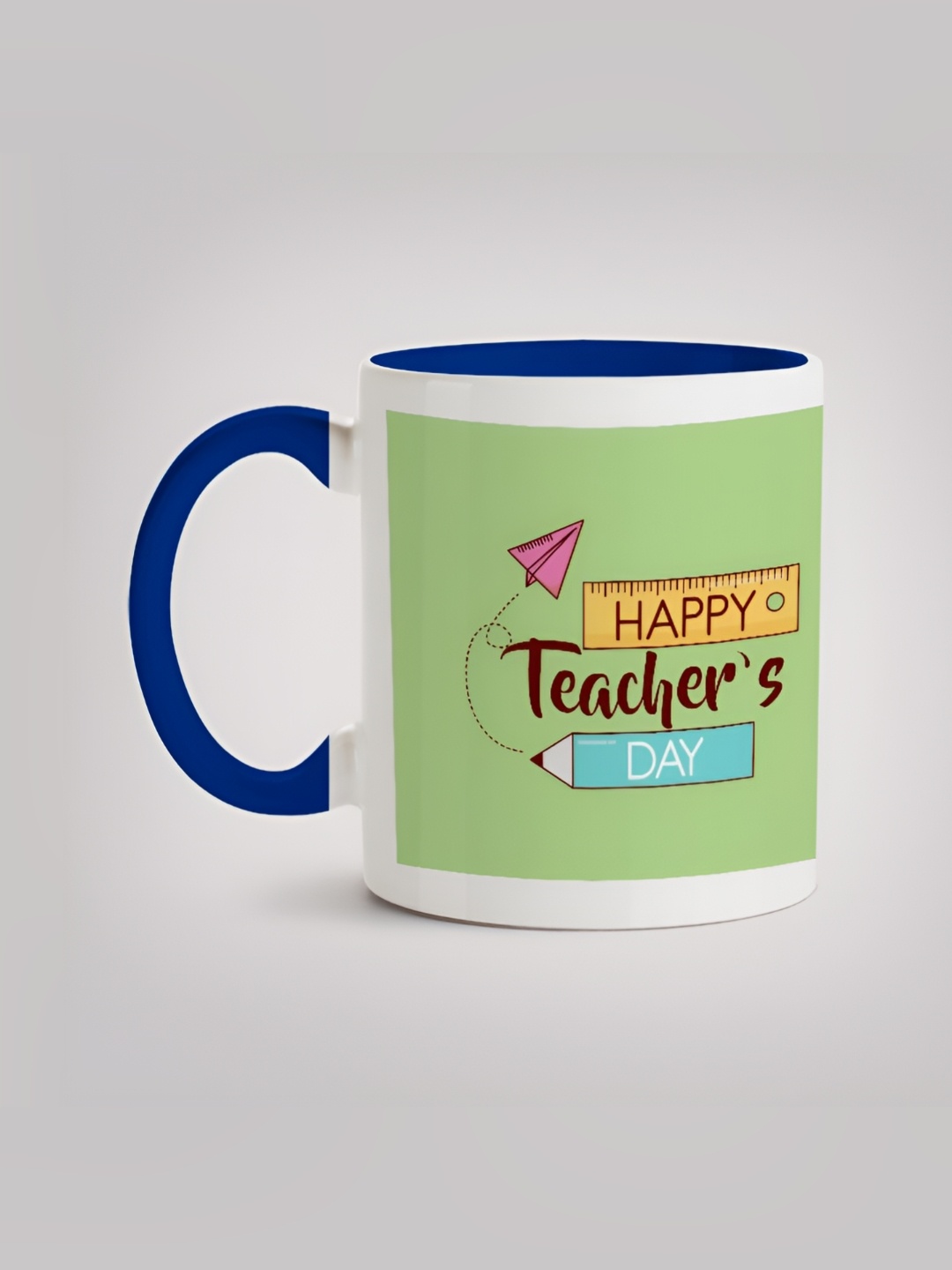 

MOTIVATE BOX White & Green Text or Slogans Printed Ceramic Glossy Mugs 330 ml
