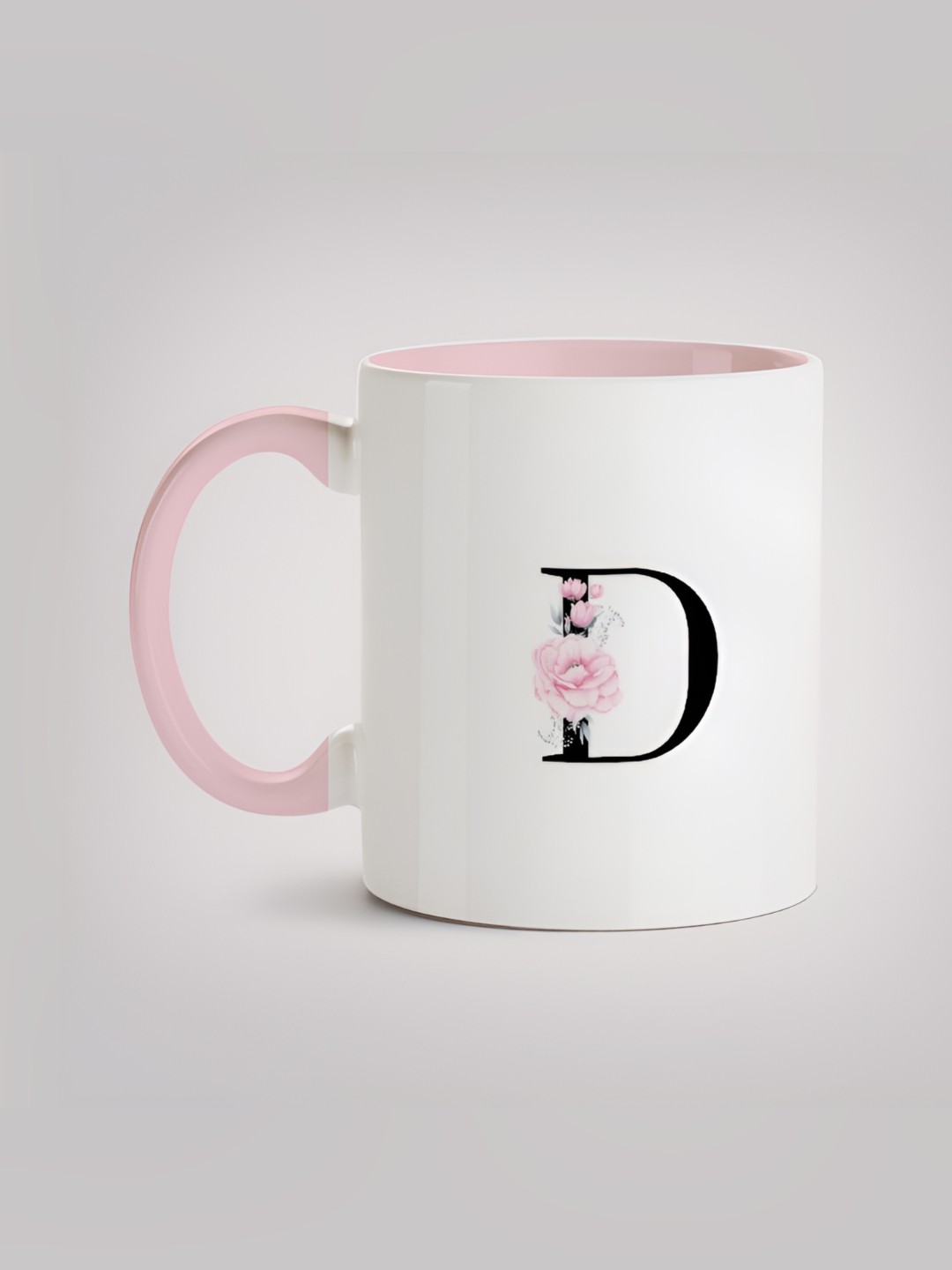 

MOTIVATE BOX White & Pink Printed Glossy Ceramic Mug 330ml