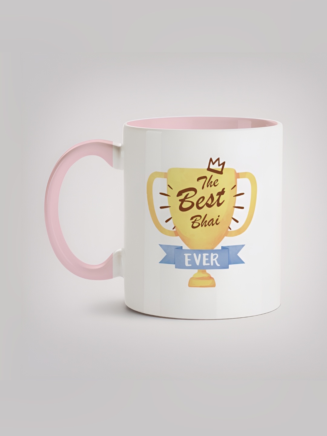 

MOTIVATE BOX White & Pink Printed Ceramic Mug 330 ml