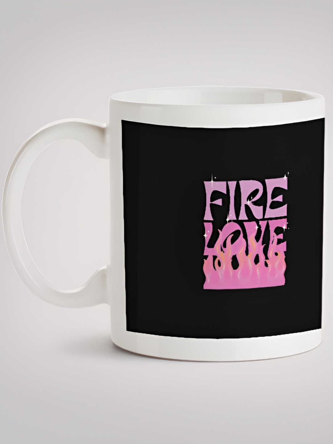 

MOTIVATE BOX White & Black Printed Ceramic Glossy Mug 330ml